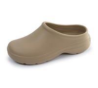 Isotoner Sabots Femme pour Le Jardinage, Confortables, résistants et légèrs, 38 EU, Beige