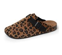 Isotoner Sabots Femme Semelle Extra-Flex légère Patch Talon Confort 36 léopard