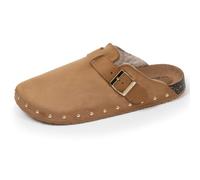 Isotoner Sabots Femme Semelle Extra-Flex, légers, Patch Talon Confort, 40, Camel Clous