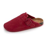 Isotoner Sabots Femme Semelle intérieure Cuir Extra-Flex - Patch Talon Confort, 41, Framboise