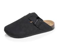 Isotoner Sabots Homme Semelle Extra-Flex, légère, Patch Talon Confort, 41, Noir