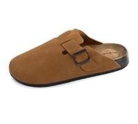 Isotoner Sabots Homme Semelle Extra-Flex, légers, Patch Talon Confort, 43, Camel