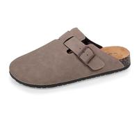 Isotoner Sabots Homme Semelle Extra-Flex, légers, Patch Talon Confort, 44, Taupe