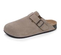 Isotoner Sabots Homme Semelle intérieure Cuir Extra-Flex - Patch Talon Confort,