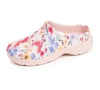 Isotoner Sabots Femme pour Le Jardinage, Confortables, Souples, résistants et légers, 38 EU, Rose Fleuri