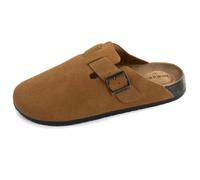 Isotoner Sabots Homme Semelle Extra-Flex, légers, Patch Talon Confort, 43, Camel