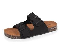 Isotoner Sandales à brides Homme confortables semelle intérieure cuir 42 noir