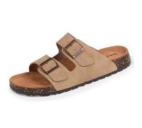 Isotoner Sandales homme à brides ultra confortables, semelle intérieure cuir, 45, taupe