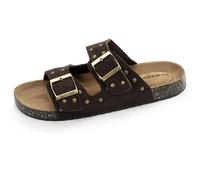 Isotoner Sandales femme à doubles brides ultra confortables, 38 EU, chocolat