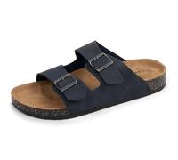 Isotoner Sandales homme à doubles bride, semelle intérieur patch talon ultra confortables, 45 EU, marine
