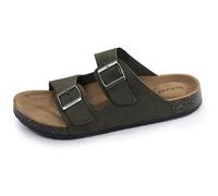 Isotoner Sandales homme à doubles brides ultra confortables, 44 EU, kaki