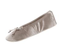 Isotoner Satin Ballerina Slippers Chaussons Femme 37/38 EU, Piège à sable, 40.5/41.5 EU