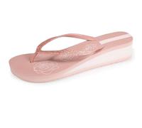 Isotoner Tongs femme à talon de 4 cm, ultra confortables, 37 EU, rose
