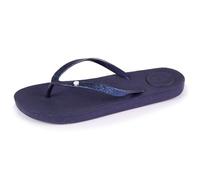 Isotoner Tongs souples, légères, résistantes à l'affaissement et durable. marine femme 37