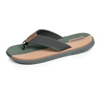 Isotoner Tongs homme sandales plage d'été, semelles eva légères et confortable, 42 EU, kaki bico