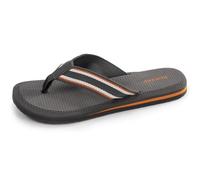 Isotoner Tongs homme très confortables, tiges larges, 42 EU, gris