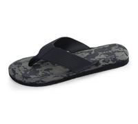 Isotoner Tongs très confortables, tiges larges camo marine homme 42