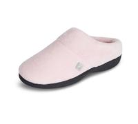 isotoner Women's Classic Hoodback W Memory Foam Slip on Slipper, Peony, X-Large / 9.5-10 M US