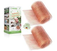 ISOTRONIC Filet en cuivre pour protéger contre les escargots et les souris - Grille en cuivre de 12 m - Protection contre les limaces et les rongeurs - Tissu en cuivre pour parterres et colmater les
