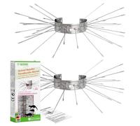 ISOTRONIC Lot de 4 répulsifs anti-martres pour tuyaux de descente, gouttières et arbres - Protection de tuyau de descente contre les martres, les chats et les ratons laveurs - Répulsif d'animaux