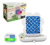 ISOTRONIC Piège à insectes volants mobile pour l'intérieur, avec lumière d'insectes à insérer, piège à mites, sans odeur, appareil + recharges (piège à insectes mobile, 1 lot)