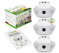 ISOTRONIC® Répulsif anti-martres avec prise - Pour 3 x 100 m² | Tradition depuis 1979 | Répulsif souris pour grenier, maison, entrepôt, garage, abri de voiture | Connexion à une prise de courant |