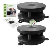 ISOTRONIC Répulsif de souris mobile 360° avec ultrasons pour maison, garage, grenier - repousse les martres, souris, rats, dormeurs (1) (2)