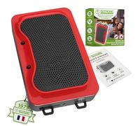 ISOTRONIC Répulsif pour Les martres, Souris et Les Rats avec Fonction de lumière/Clignotant LED Ultrasons pour la Voiture, la Maison, Le Garage et Le Grenier