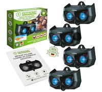 ISOTRONIC Répulsif solaire pour animaux avec lumière bleue contre les animaux sauvages tels que les ratons laveurs, les cerfs, les renards, les sangliers et bien plus encore, répulsif efficace pour