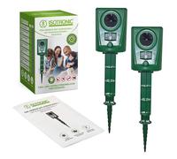 ISOTRONIC Répulsif ultrasons Oiseaux Pigeon Chat Contre Pigeons Chats Chiens Animaux fouines de défense (2)