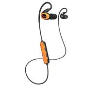 ISOtunes PRO 3.0 EN 352 : Écouteurs de protection auditive Bluetooth, 36 dB SNR, IP67 étanches à l'eau et à la poussière, autonomie de 20 heures, performance audio haute fidélité (orange de sécurité)
