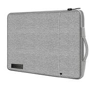 iSOUL Housse pour Ordinateur Portable Compatible avec Ordinateur Portable 13,3", Tablette iPad, Compatible avec MacBook Pro et MacBook Air 13", résistant aux Chocs avec Poche pour Accessoires, Gris