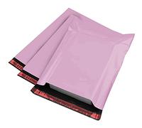 iSOUL Lot de 100 grands sacs postaux solides gris - 30,5 x 40,6 cm - iSOUL [Utilisation dans les colis, la livraison, l'expédition, le courrier, l'emballage] [Enveloppes en plastique] Rose layette
