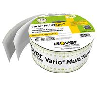 Isover Vario MultiTape 560083 Ruban adhésif multifonctionnel unilatéral pour l'intérieur et l'extérieur Blanc 25 m x 60 mm