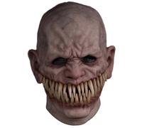 ISOYTERO Masque effrayant en silicone dentaires tranchants Masques réalistes pour adultes Face humain Halloween Props pour carnaval co.