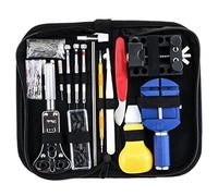 ISOYTERO Tire d'outils de Montre 147pcs Outils de réparation Horloge Montre Réglage des Liaison Spring Bar Remover Watchmaker Tool Base Overner avec boîte