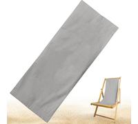 ISOYTERO Tissu de Chaise de Patio Tissu 45x17 Canvas Élingue Chaise Remplacement Lourd pour Le Salon Patio Lounge Beach Sling Reccining Beach Khakichair