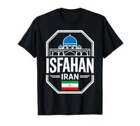 Ispahan Badge Souvenir de Voyage avec Bouclier iranien T-Shirt