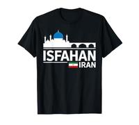 Ispahan Badge Souvenir de Voyage Motif Horizon de l'Iran T-Shirt