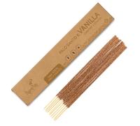 ISPALLA Bâtonnets d'encens Peuran Palo Santo Vanille Lot de 10 bâtons d'encens pour un bon confort, fabriqués à la main au Pérou, 100 % naturels et végétaliens