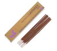 ISPALLA Lot de 10 bâtons d'encens Palo Santo Lavande - pour apaiser l'esprit et se détendre, faits à la main au Pérou / 100 % naturels et végétaliens