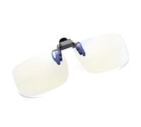 iSpchen Clip Anti Lumière Bleue pour Lunettes, Haute Protection pour Écrans, Anti Fatigue Anti UV Anti Lumière Bleue Lunettes pour PC, Tablette, TV Gaming
