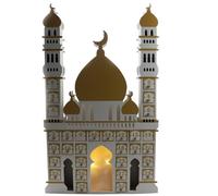 iSpchen Compte à rebours pour enfants - Compte à rebours - Calendrier de table - Calendrier Ramadan en bois - Calendrier de compte à rebours en bois - Décoration islam - Allah Aïd al-Fitr