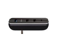 iSpchen Concentrateur de Voiture,Hub Répartiteur Station d'accueil USB Chargeur Rapide Boîte à Gants de Voiture Adaptateur Extension de Séparateur Alimenté Séparateur Compatible pour Le Modèle 3 / Y