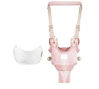 iSpchen Harnais Bébé Marche, aide à la marche pour bébé, portable Bébé Harnais de Sécurité, aidez votre bébé à apprendre à se tenir debout et à marcher,Rose