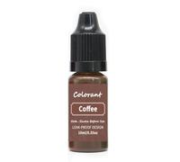 iSpchen Résine Couleurs Liquide Résine Époxy Pigment Colorant Très Concentré Parfumé Bougie Couleur Essence pour Bijoux DIY Fabrication de Bijoux, Résine Époxy Art, Marron