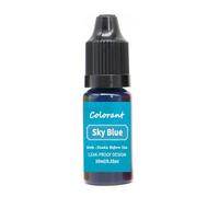 iSpchen Résine Couleurs Liquide Résine Époxy Pigment Colorant Très Concentré Parfumé Bougie Couleur Essence pour Bijoux DIY Fabrication de Bijoux, Résine Époxy Art, Bleu Ciel