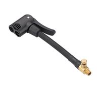 iSpchen Tuyau De Gonflage De Pneu De Voiture,Tube De Rallonge De Tuyau en Caoutchouc Valve De Gonflage avec Clip Adaptateur De Mandrin De Gonflage Rapide pour VéLo, Moto, Voiture, Camion