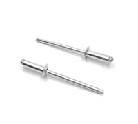ISPINNER Lot de 100 rivets en aluminium pour store 3,2 x 12,7 mm