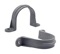 ISPINNER Lot de 6 sangles de tuyau en PVC de 3,8 cm, 2 trous en plastique pour tuyaux en PVC, conduits et câbles, homologuées UL